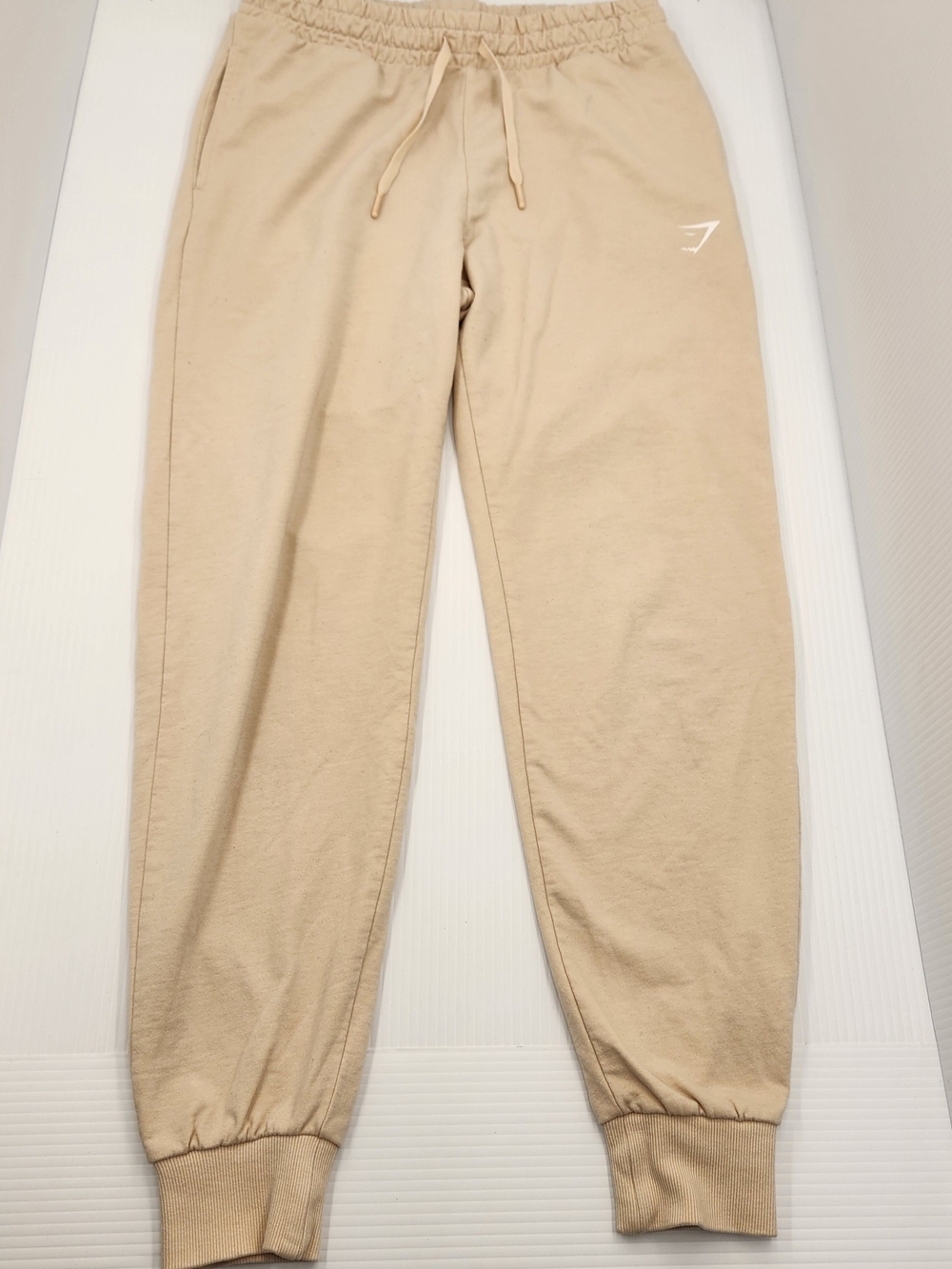 Gymshark Beige Drawstring Joggers - Picture 2 of 11